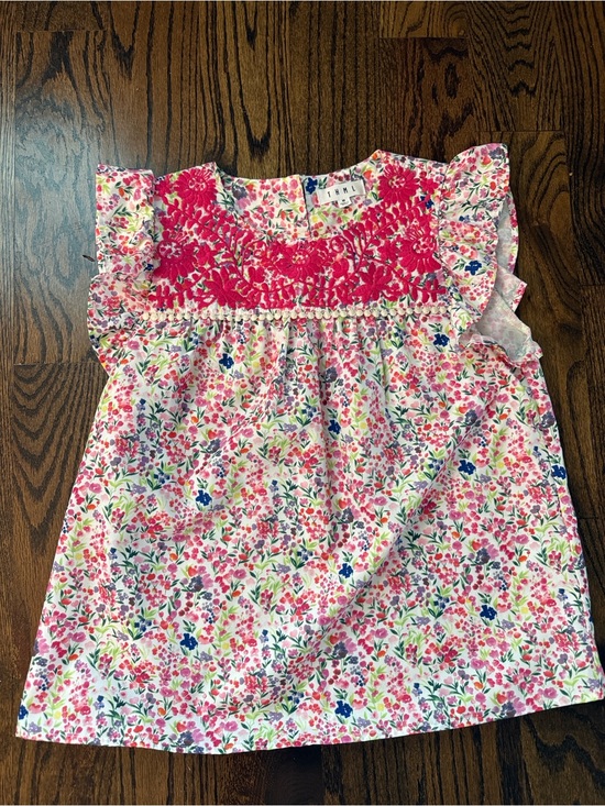THML Tops - THML embroidered flower top